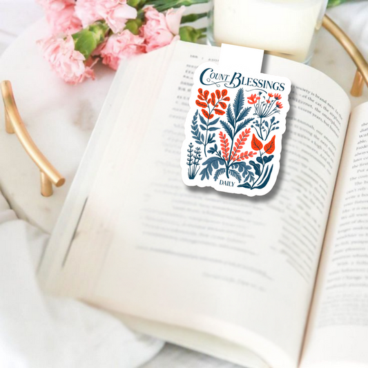 Count Blessings Magnetic Bookmark