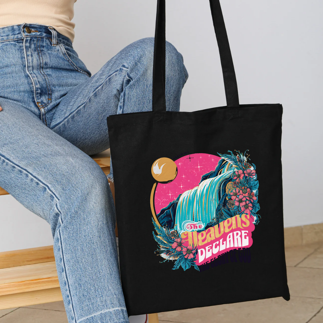 Heavens Declare Tote Bag