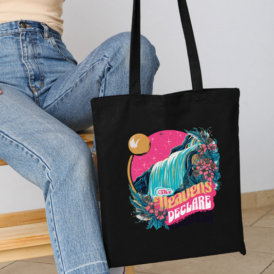 Heavens Declare Tote Bag