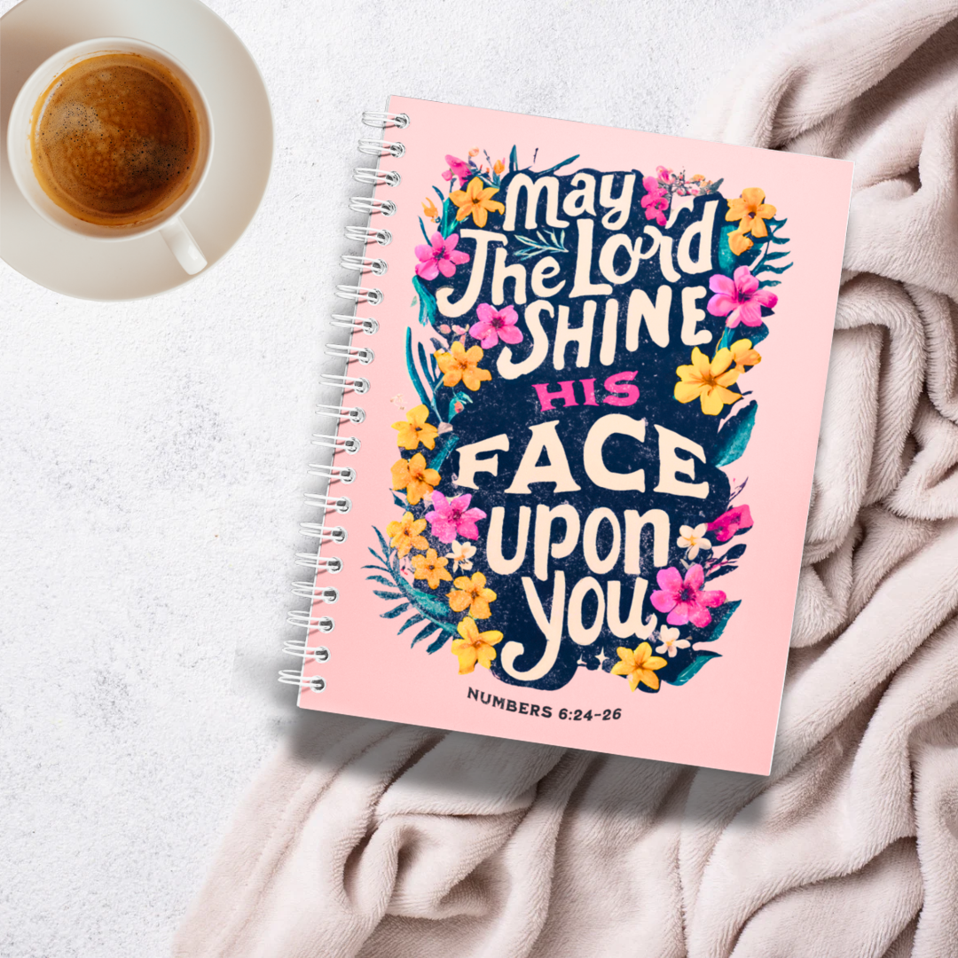 Shine Upon You Floral Notebook