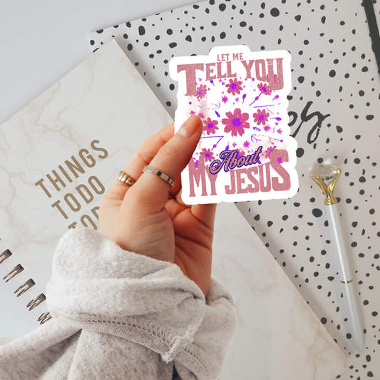 My Jesus Vinyl Sticker