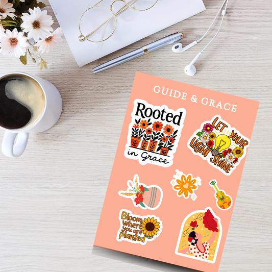 Sunshine Florals Sticker Sheet