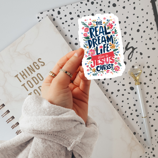 The Real Dream Life Vinyl Sticker