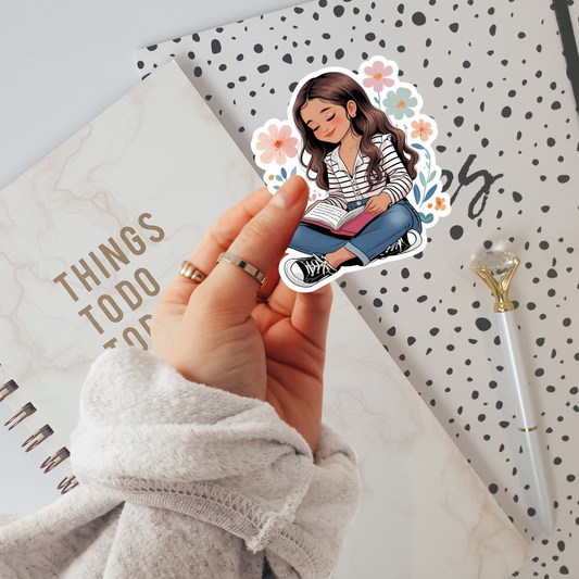 Graceful Girl Vinyl Sticker