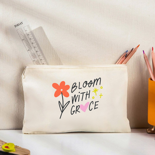 Bloom with Grace Pencil Pouch