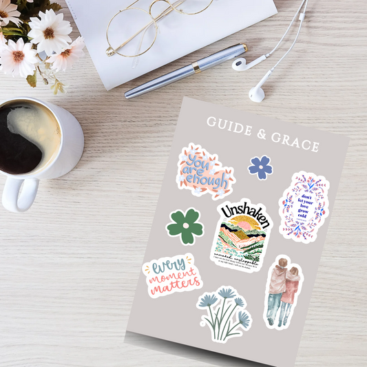 Unshaken Pastel Sticker Sheet