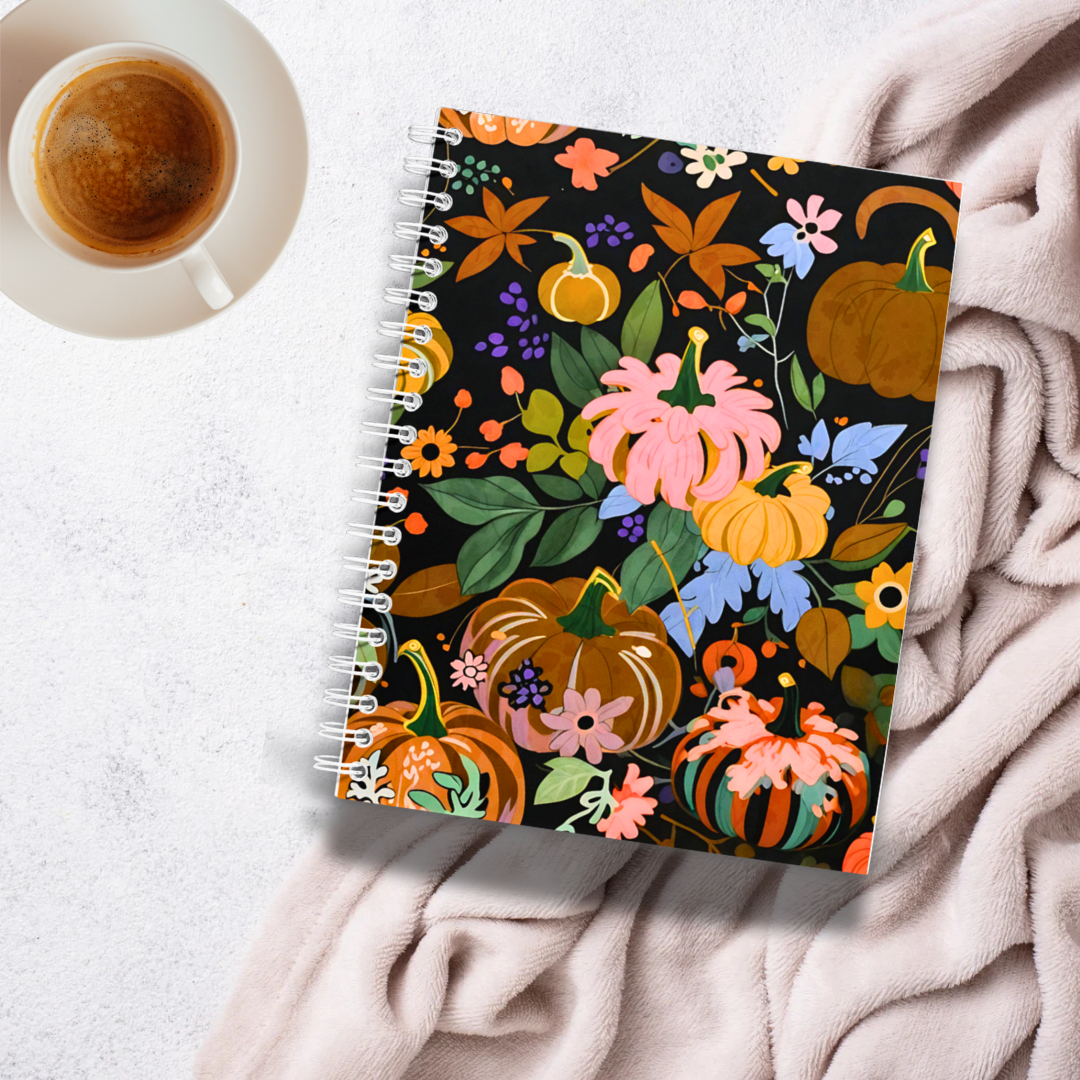 Pumpkins Fall Collage Notebook