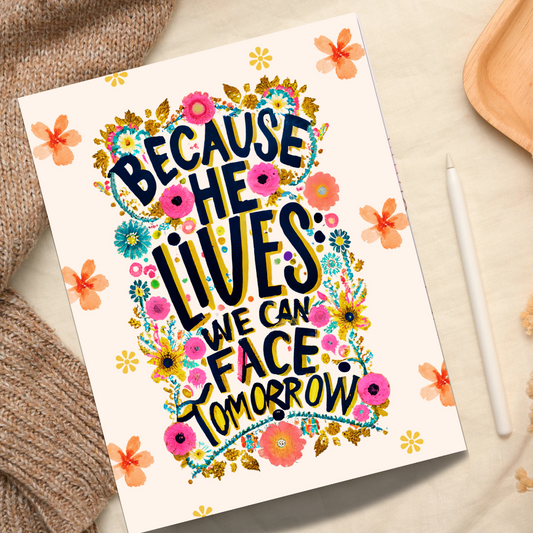 Because He Lives I Can Face Tommorow Booklet