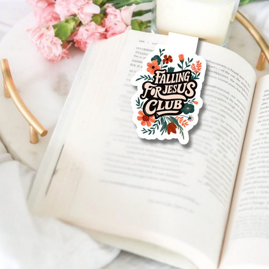 Falling For Jesus Club Magnetic Bookmark