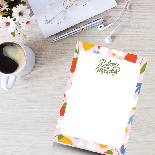Believe In Miracles Notepad