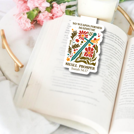No Weapon Formed Shall Prosper Magnetic Bookmark