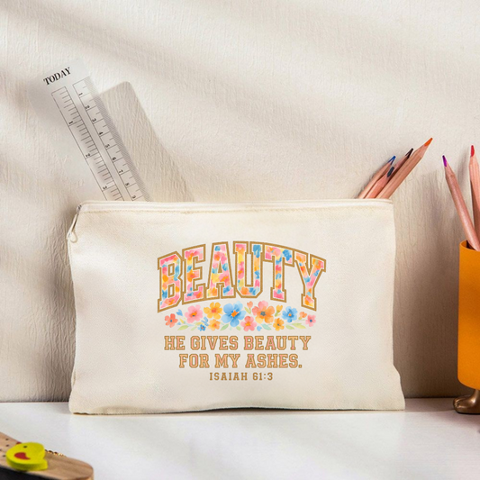 Beauty From Ashes Pencil Pouch