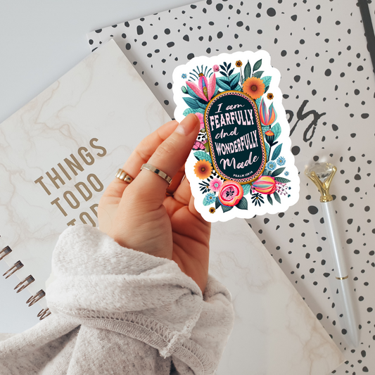 Fearfully & Wonderfully Made Vinyl Sticker