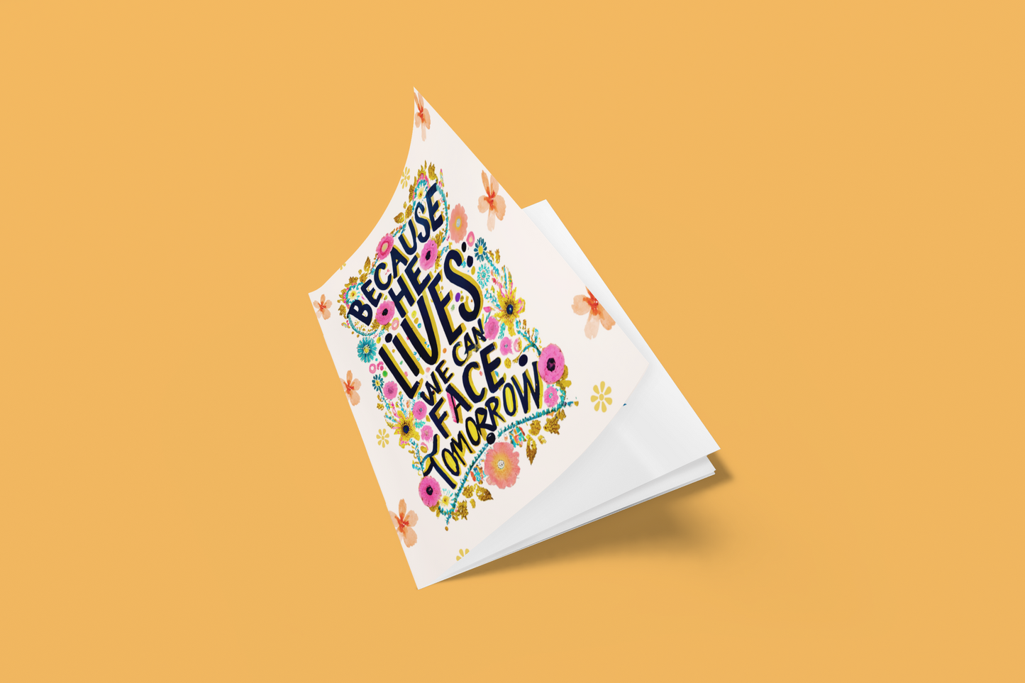 Because He Lives I Can Face Tommorow Booklet