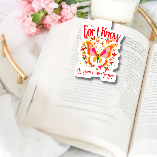 For I Know the Plans Magnetic Bookmark