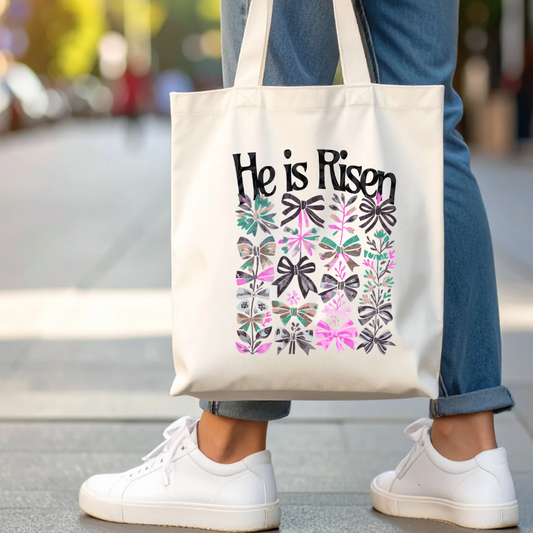 He Is Risen Tote Bag