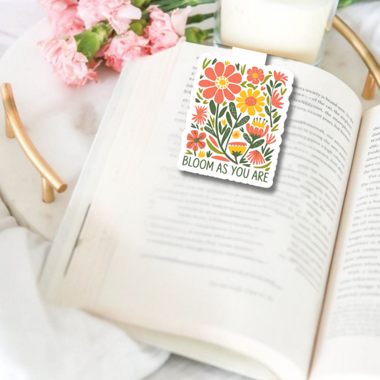 Bloom as You Are Magnetic Bookmark