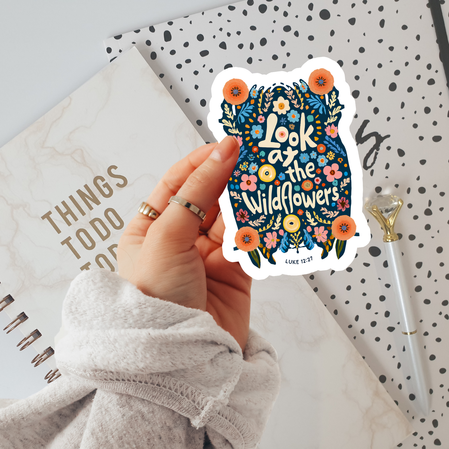 Look at the Wildflowers Vinyl Sticker