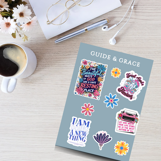 I Am Unique Pastel Sticker Sheet