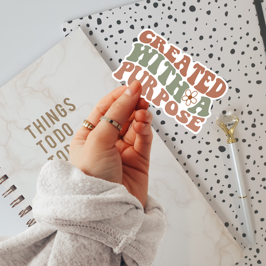 Created with a Purpose Sticker