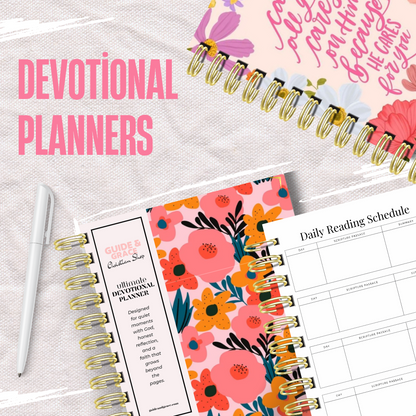 Pastel Bright Floral Devotional Planner