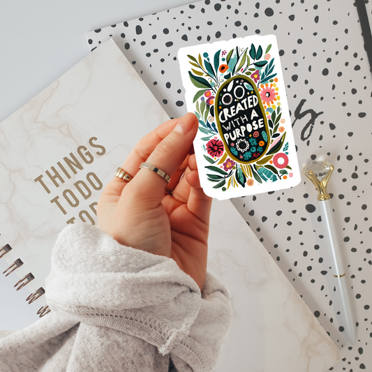 Created For a Purpose Vinyl Sticker