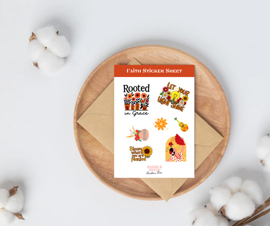 Rooted in Grace Sticker Sheet