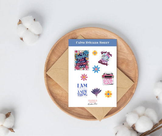 I Am Made New Sticker Sheet