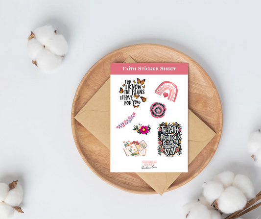 For I know The Plans Sticker Sheet