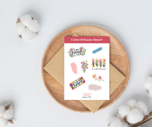 Watercolor Chosen Sticker Sheet