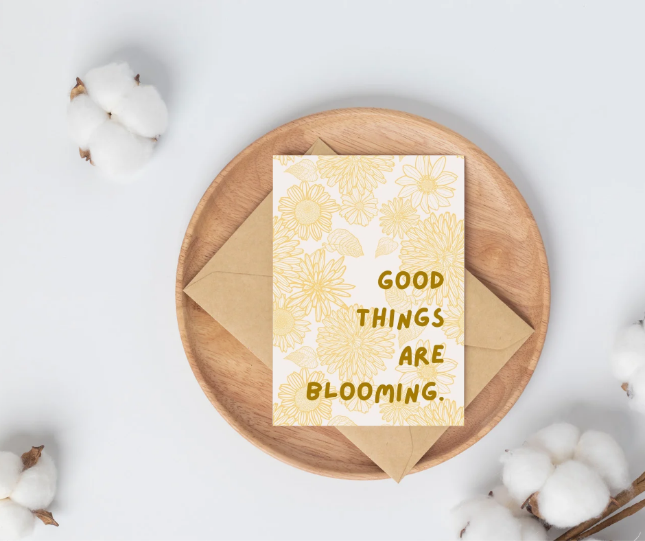 Good things are coming card