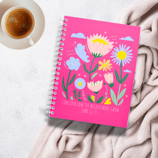 Consider The Wildflowers Notebook