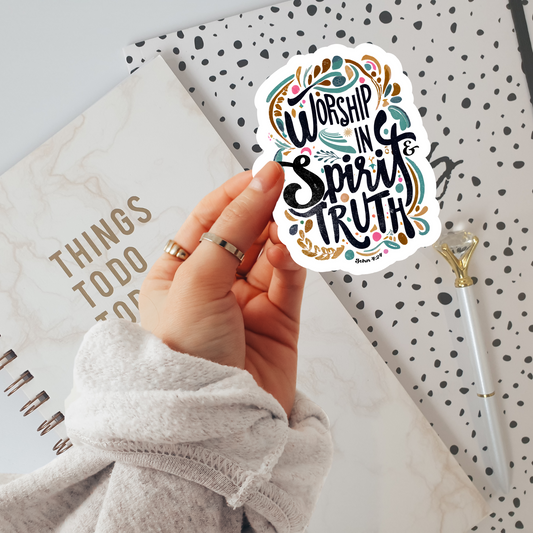 Spirit & Truth Vinyl Sticker