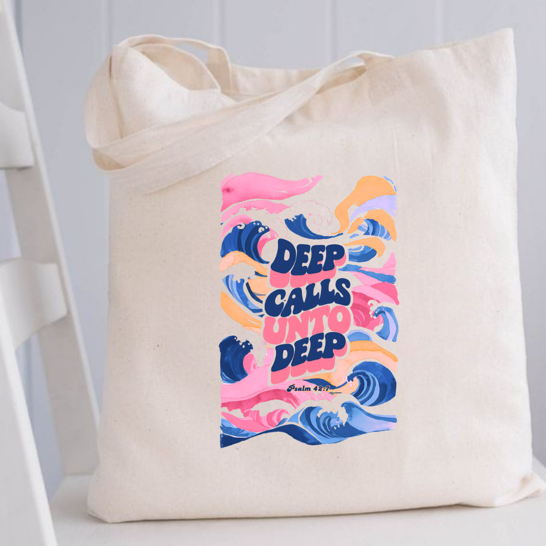 Deep Calls Unto Deep Tote Bag