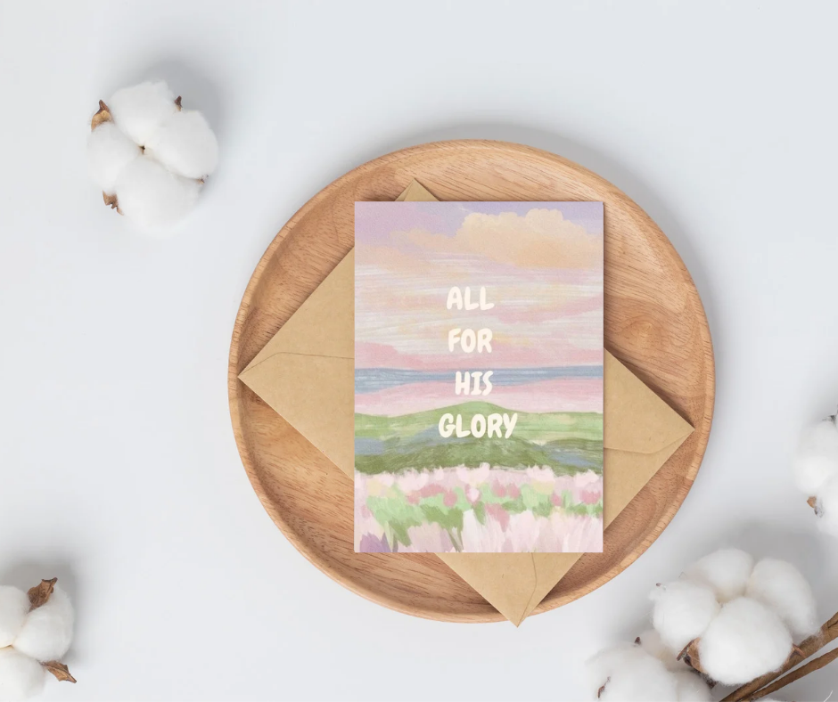 All for his Glory Card