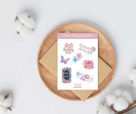 Holy Girl Era Sticker Sheet