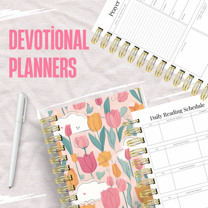 Tulip Florals Devotional Planner